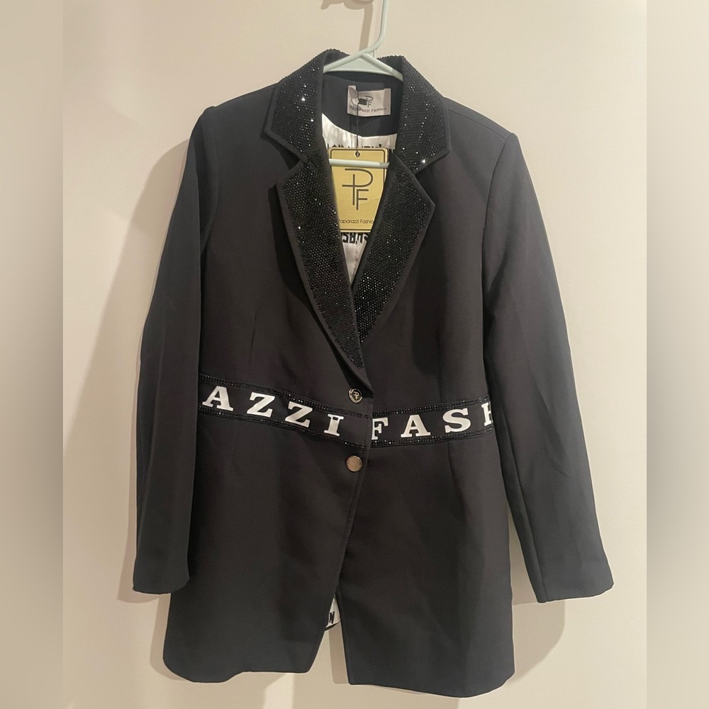 Paparazzi Fashion Black Blazer Size L